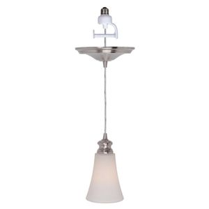 NIB Portfolio Recessed Light Conversion Kit W/ Opal Glass Shade